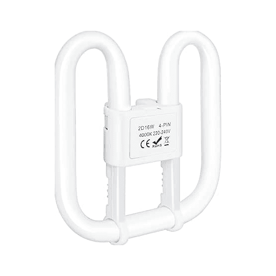 16W 4PIN 2D Flourescent Lamp Cool White 4000k 17164P840