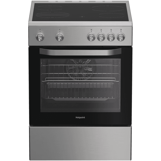 HOTPOINT H6V5KMXUK 60cm Freestanding Electric Cooker - Inox