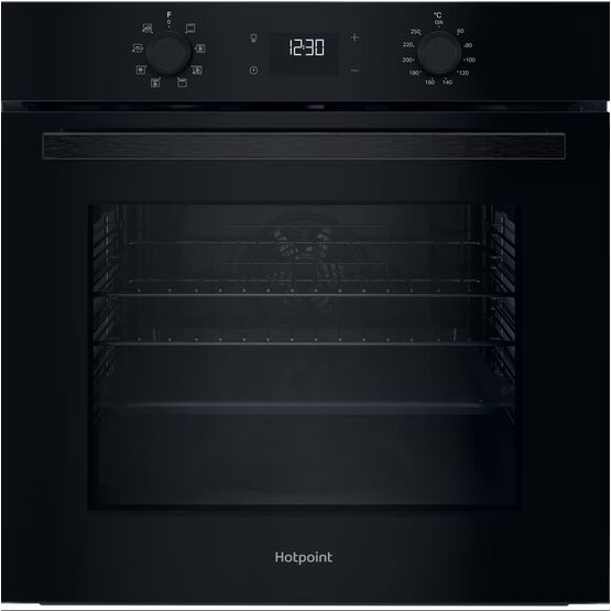 HOTPOINT HO455CBUK Built-In 60cm Single Electric Oven - Black