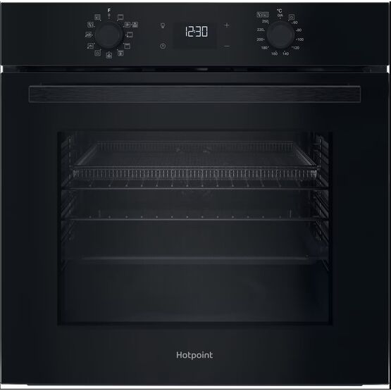 HOTPOINT HO458CFBUK Built-In 60cm Single Electric Oven - Black
