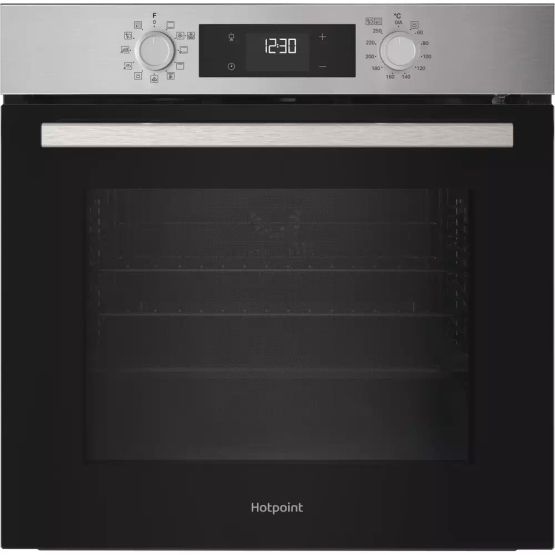 HOTPOINT HO278PXUK Built-In 60cm Single Electric Oven - Inox