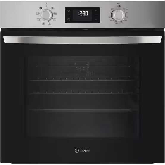 INDESIT IO253XUK Built-In 60cm Single Electric Oven - Inox