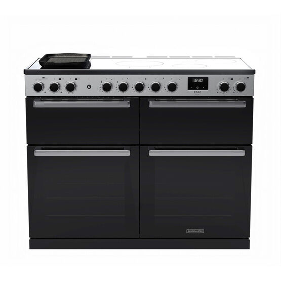 RANGEMASTER EDDLB110EIGBLK/CM1 Edge DLX110 BC Induction Black Glass/Chrome