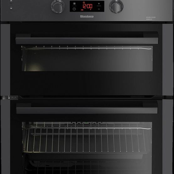 BLOMBERG HIRN651N 60cm Double Oven Electric Cooker with Induction Hob - Anthracite