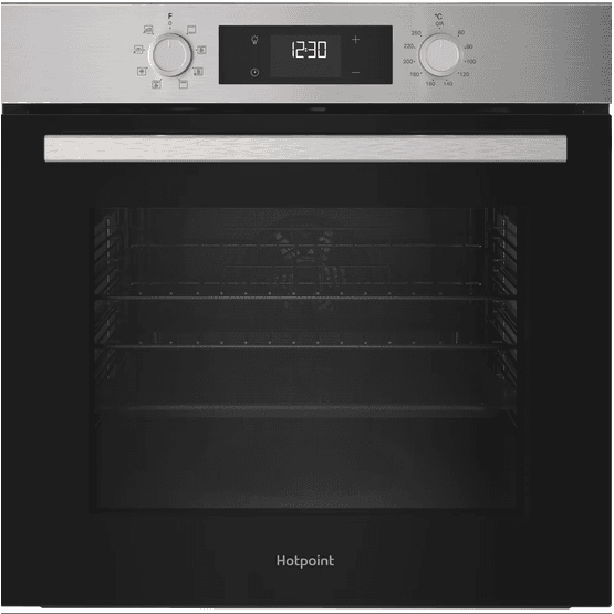 HOTPOINT HOM255CXUK Built-In 60cm Single Electric Oven - Stainless Steel