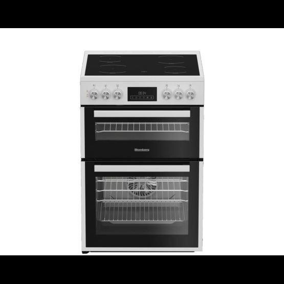BLOMBERG HKRN651W 60cm Double Oven Electric Cooker - White