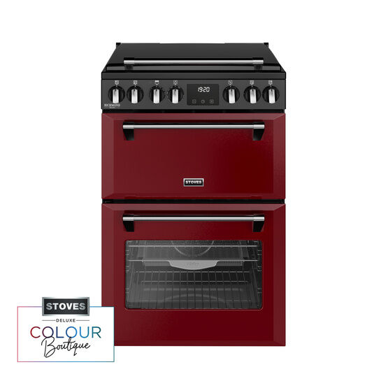STOVES 444412002 Richmond Deluxe 60cm Induction Cooker - Garnet Red
