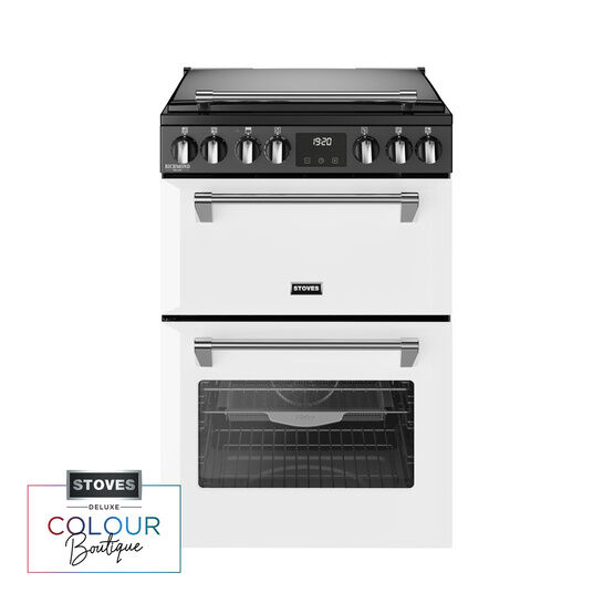 STOVES 444411998 Richmond Deluxe 60cm Induction Cooker - Ice White