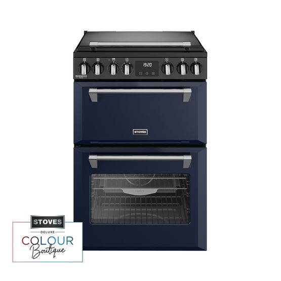 STOVES 444412000 Richmond Deluxe 60cm Induction Cooker - Midnight Blue