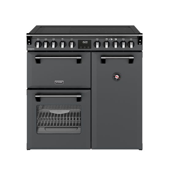 STOVES 444412009 Richmond Deluxe 90cm Electric Induction Range Cooker - Anthracite