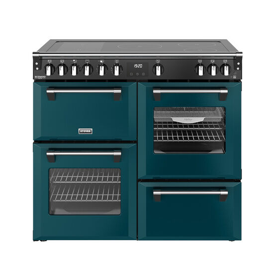 STOVES 444412025 Richmond Deluxe 100cm Induction Range Cooker - Deep Marine