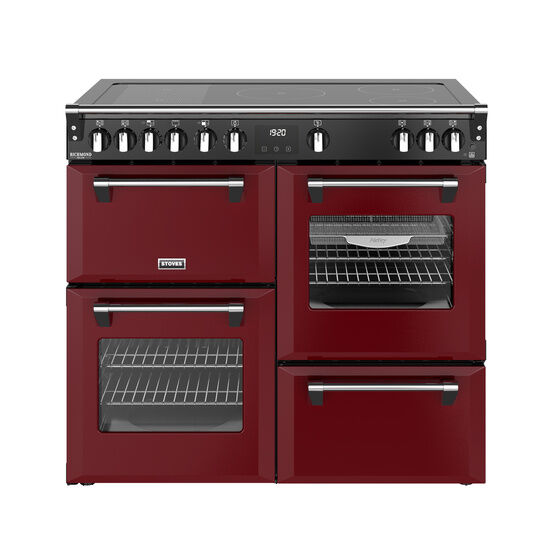 STOVES 444412026 Richmond Deluxe 100cm Induction Range Cooker - Garnet Red