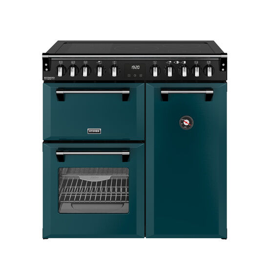 STOVES 444412013 Richmond Deluxe 90cm Induction Range Cooker - Deep Marine