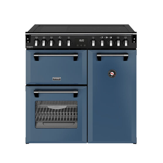 STOVES 444412011 Richmond Deluxe 90cm Induction Range Cooker - Twilight Blue