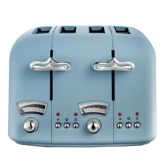 DELONGHI DL3018 4 Slice Argento Toaster - Blue