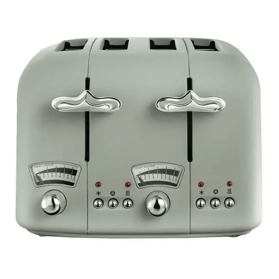 DELONGHI DL3022 4 Slice Argento Toaster - Green