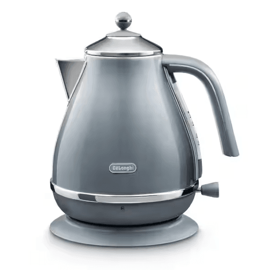 DELONGHI DL4305 1.7L Icona Metallics Kettle - Ice Blue
