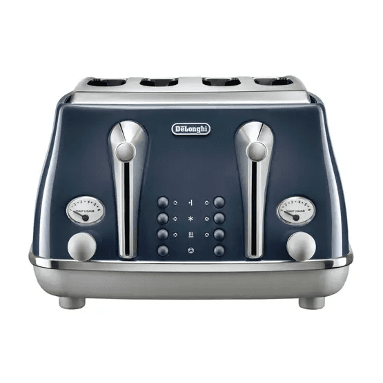 DELONGHI DL4302 4 Slice Icona Capitals Toaster - London Blue