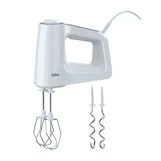 BRAUN BN3101 500W Multimix 3 Hand Mixer - White