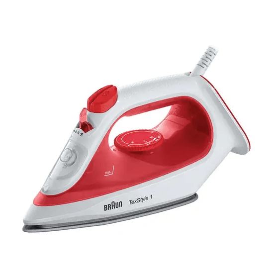 BRAUN BN1009 TexStyle Series 1 1900W Steam Iron - Red
