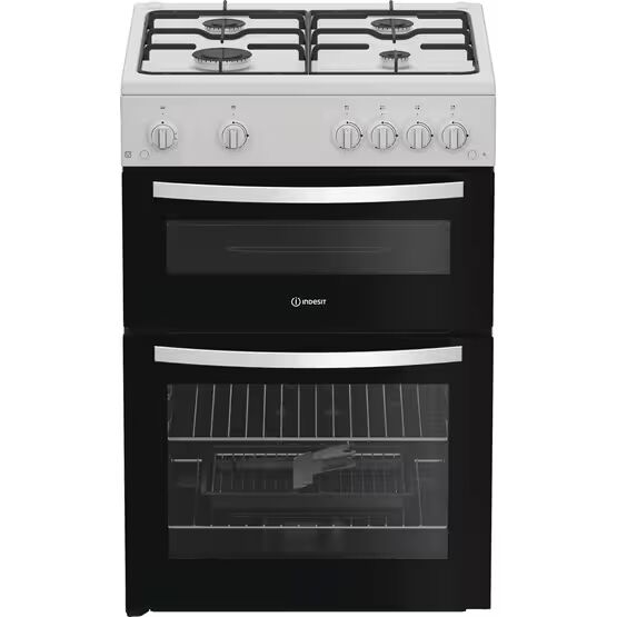 INDESIT ITG6GW 60cm Twin Cavity Cooker - White