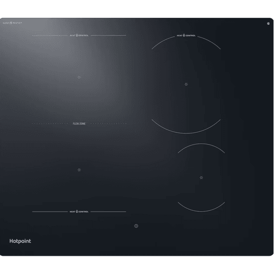 HOTPOINT HTX6014DCF 60cm HeatControl Induction Hob - Black