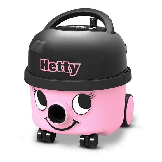 NUMATIC 902289 Hetty Cylinder Vacuum Cleaner Pink and Black
