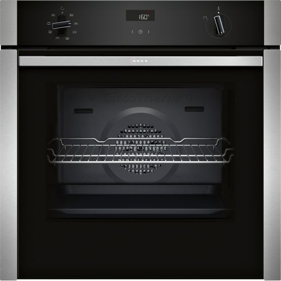 NEFF B4ACF1AN3B N50 Built-In 60cm Single Oven - Stainless Steel