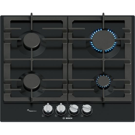 BOSCH PCP6A6I90 Series 6 4 Burner 60cm Gas Hob - Black