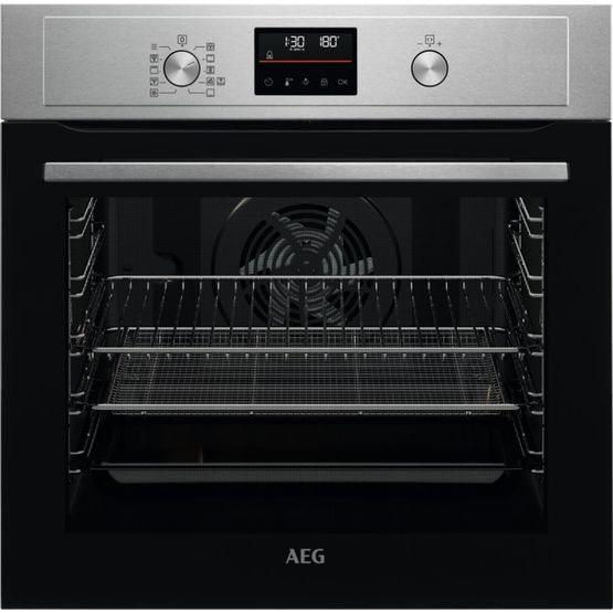 AEG 3000 BEX535A61M AirFry Integrated Oven 60cm Stainless Steel