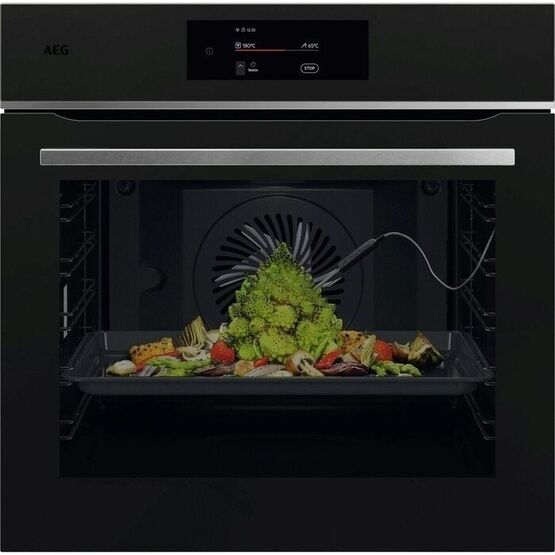 AEG TE7PB731AT 7000 MealAssist Pyrolytic Built-in Oven Black