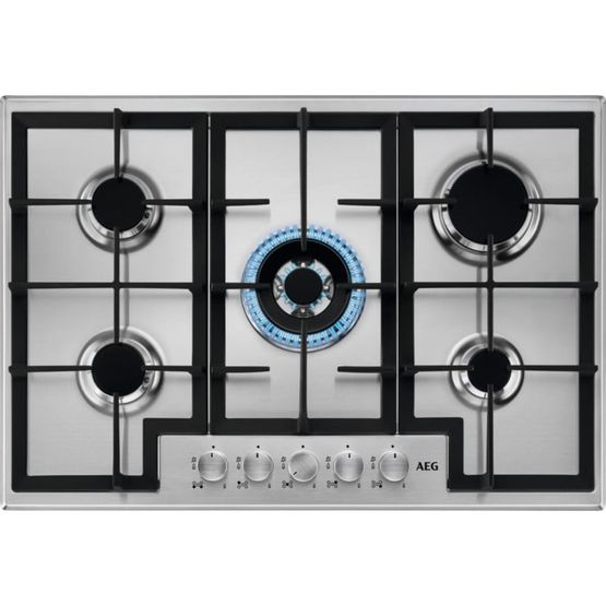 AEG HGB75400SM 3000 Slimline Gas Hob 75cm