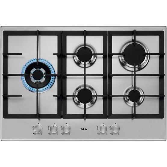 AEG HGB75500SM 3000 Slimline Gas Hob 75cm