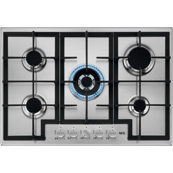 AEG HGX75400SM 3000 Slimline Gas Hob 75cm