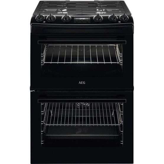 AEG CKX6540ACB 5000 SurroundCook Dual Fuel 60cm Cooker Black