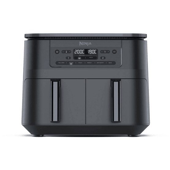 NINJA DZ300UK 7.6 litre 6-in-1 Dual Zone Air Fryer - Gun Metal Grey