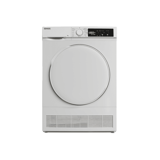SENSIS TDCF018BW 8kg Condenser Tumble Dryer - White