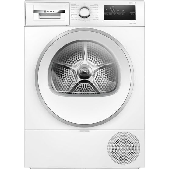 BOSCH WTH85226GB 8kg Freestanding Heat Pump Tumble Dryer - White