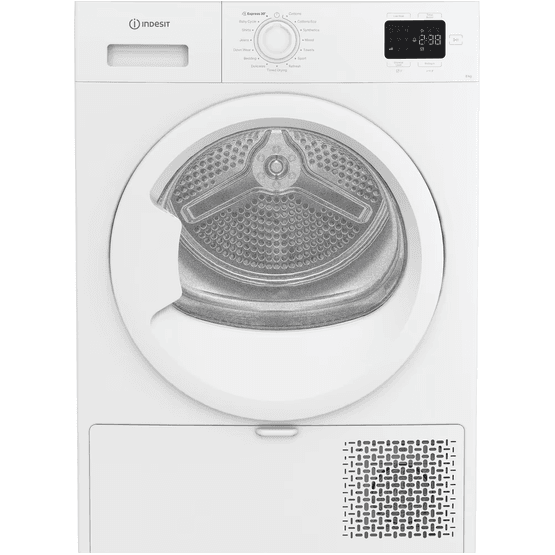 INDESIT CYSD83DWWUK Freestanding 8kg Heat Pump Tumble Dryer - White