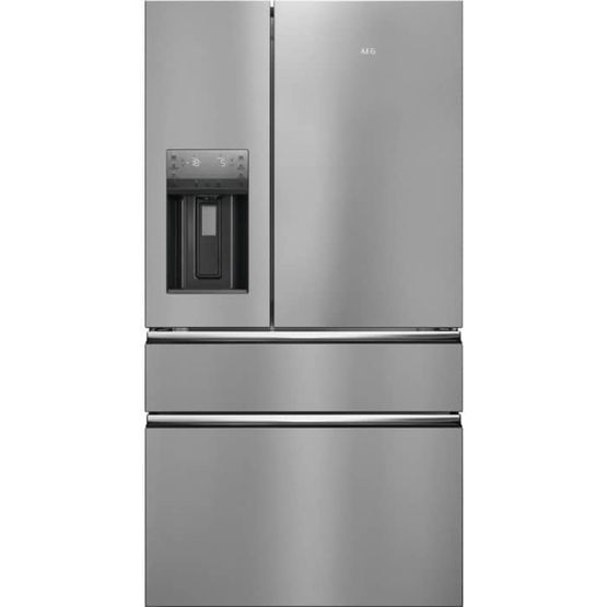 AEG RMB954E9VX 91.3cm Wide American Fridge Freezer Stainless Steel Plumbed Water Dispenser
