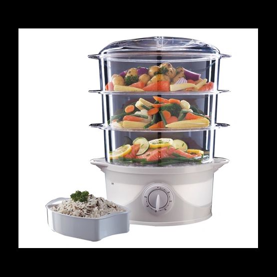 Russell Hobbs 21140 3 Tier Food Steamer White