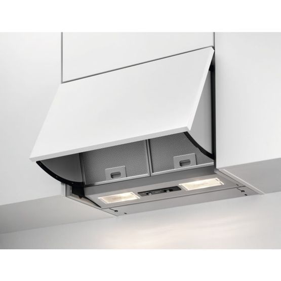 AEG DEB2631S 60cm Integrated Cooker Hood Grey