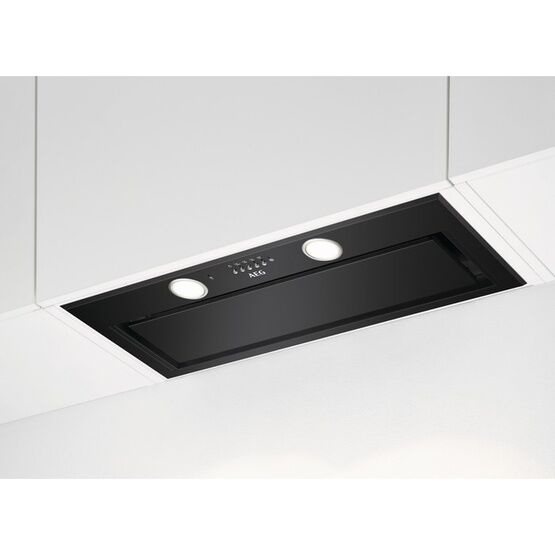 AEG DGE5861HB Hob2Hood 80cm Canopy Cooker Hood Black