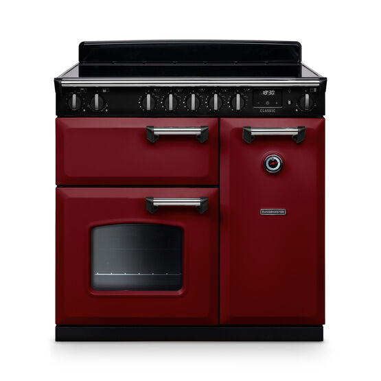 RANGEMASTER CL90EIPBOR/CM1 Classic 90cm Induction Bordeaux/Chrome