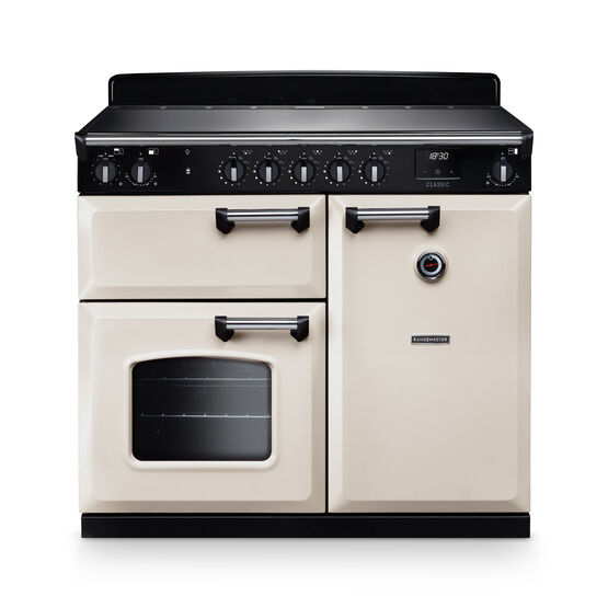 RANGEMASTER CL100EIPPCR/CM1 Classic 100cm Induction Pale Cream/Chrome